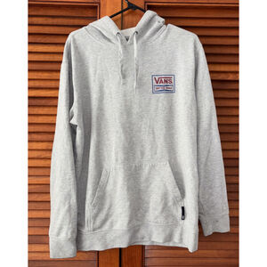 VANS "Off The Wall" Gray Hooded Sweatshirt Size Adult Medium